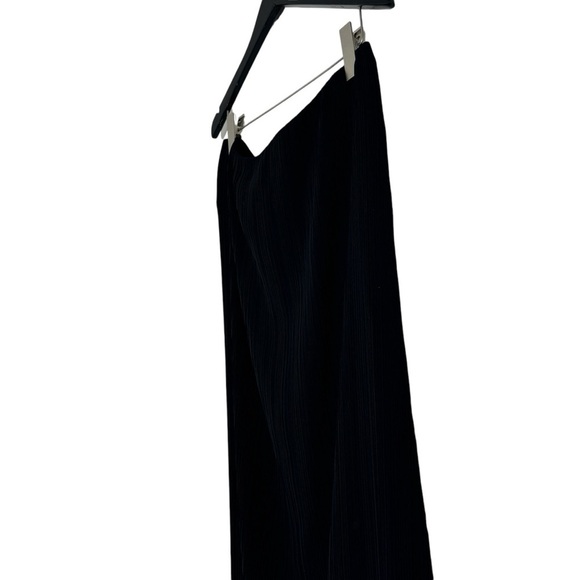 NWT Iceberg Plisse Black Maxi Skirt size L - Picture 2 of 13
